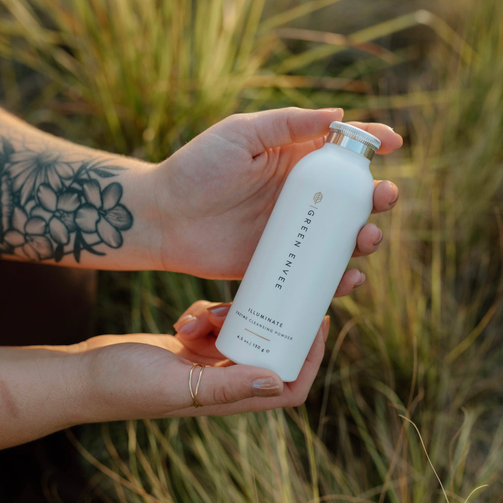 Green Envee Illuminate Enzyme Cleansing Powder
